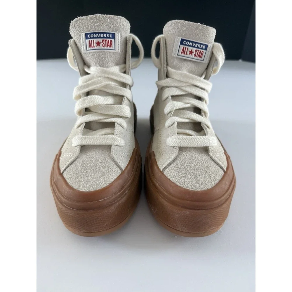 Converse Chuck Taylor All Star Lift Platform High Top Cream Gum Women 8 Men 6.5